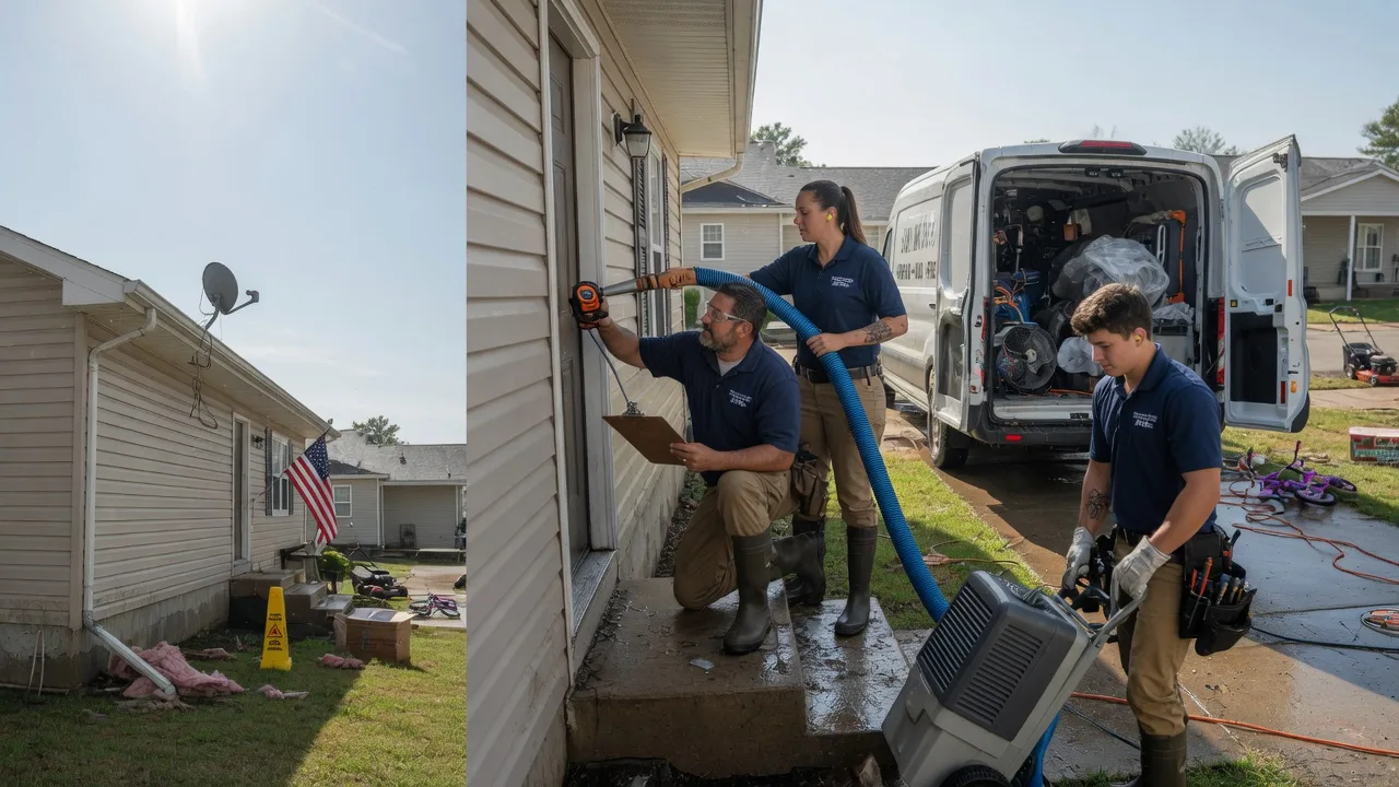 Ceiling Water Damage Restoration in Baker, FL near me